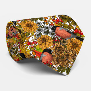 Autumn garden 1 tie