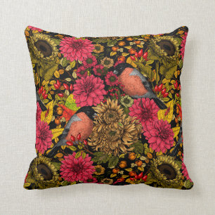 Autumn garden 2 throw pillow