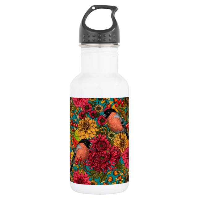 Autumn garden 3 532 ml water bottle (Front)