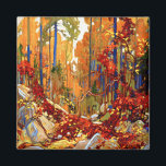 Autumn Garland, beautiful painting by Tom Thomson, Magnet<br><div class="desc">Autumn Garland,  beautiful painting by Tom Thomson--beautiful colours of autumn leaves</div>