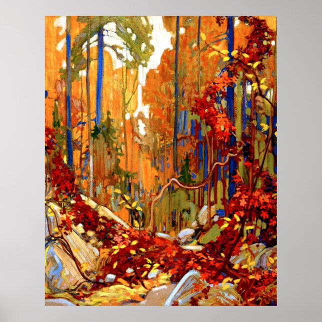 Autumn Garland, fine art by Tom Thomson,  Poster (Front)