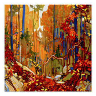 Autumn Garland, fine art by Tom Thomson, Poster