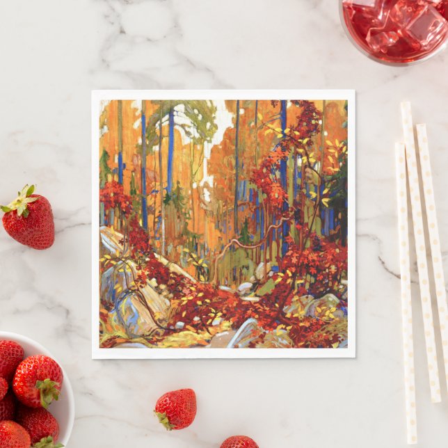 Autumn Garland Napkin (Insitu)