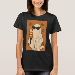 Autumn Ghost with Pumpkin Latte T-Shirt