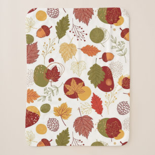 Autumn Glow, Gentle Slow Sherpa Blanket