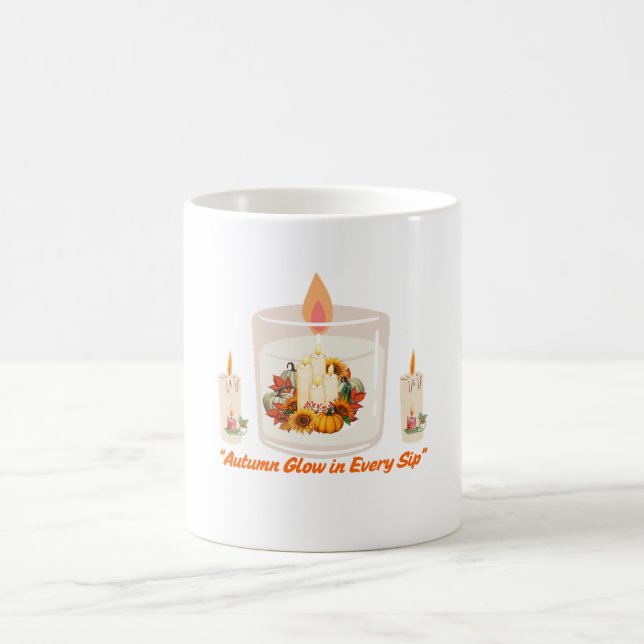 “Autumn Glow in Every Sip – Cozy Fall Coffee Mug” Mug (Center)