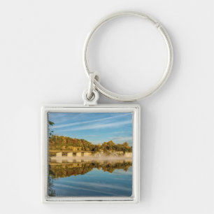 Autumn Glow Lake Springfield Keychain