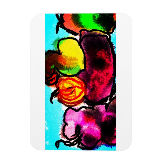 Autumn glow love magnet (Vertical)