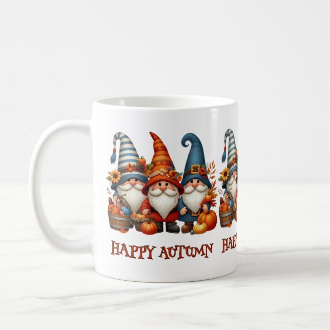 Autumn Gnomes Mug (Left)