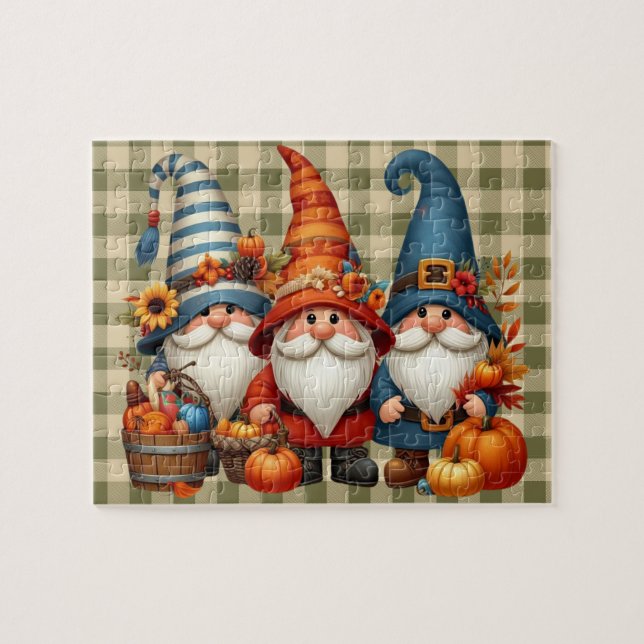 Autumn Gnomes Puzzle (Horizontal)