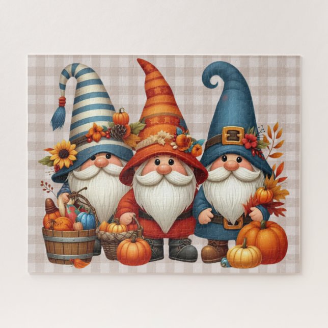 Autumn Gnomes Puzzle (Horizontal)