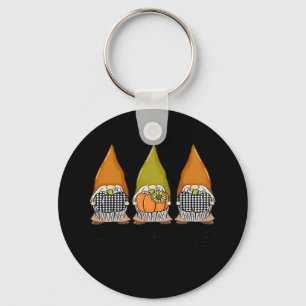 Autumn Gnomes With Pumpkins It’s Fall Y’all Hallow Keychain