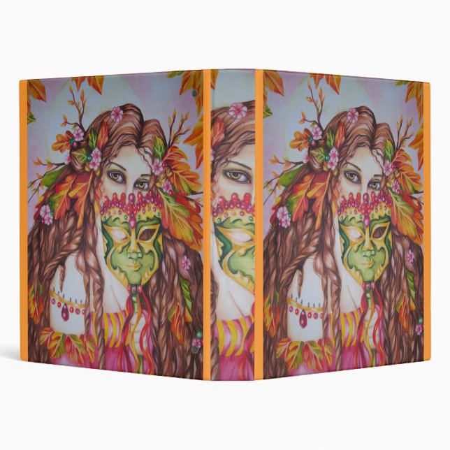 Autumn Goddess Harvest Moon Masquerade Binder (Background)