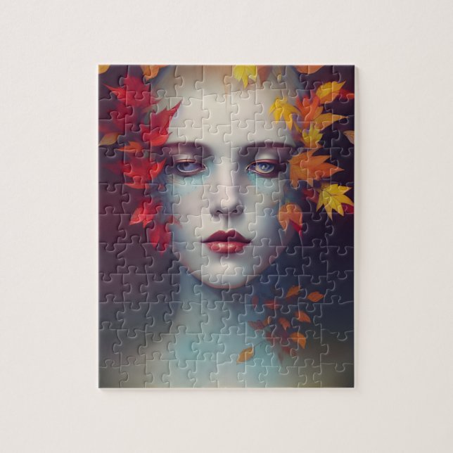 Autumn Goddess Puzzle (Vertical)