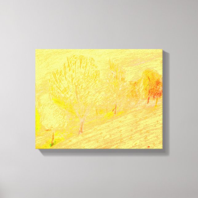 Autumn Gold Canvas Print (Front)