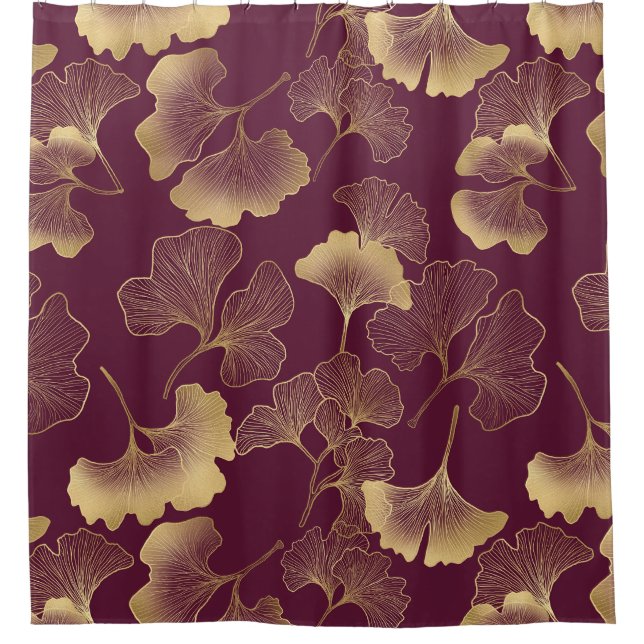 Autumn Gold Ginkgo Leaf Pattern (Front)