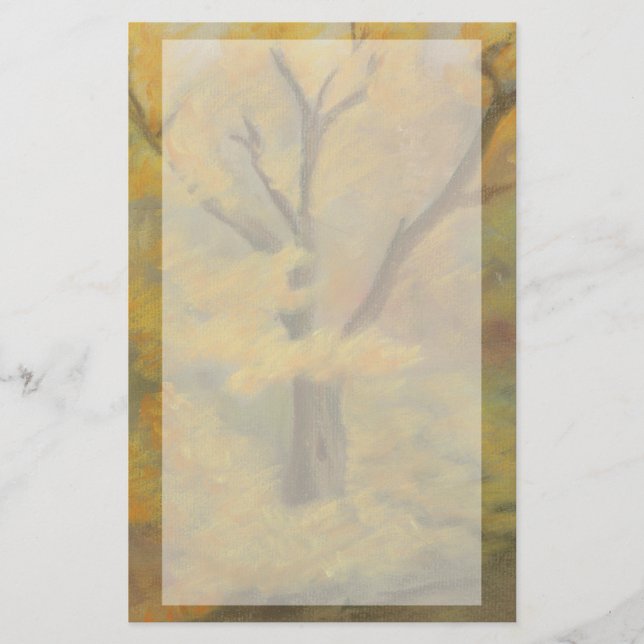 Autumn Gold Stationery (Front)