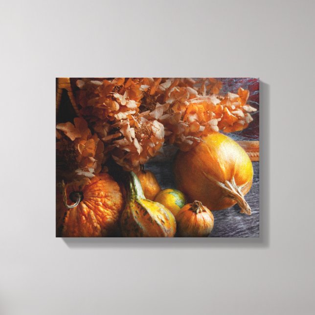 Autumn - Gourd - Still life with Gourds Canvas Print (Front)