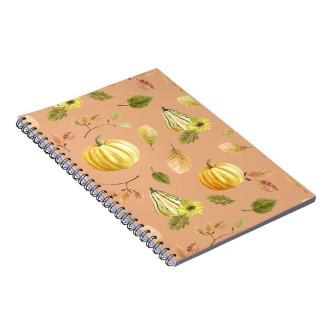 Autumn Gourds  Notebook (Right Side)