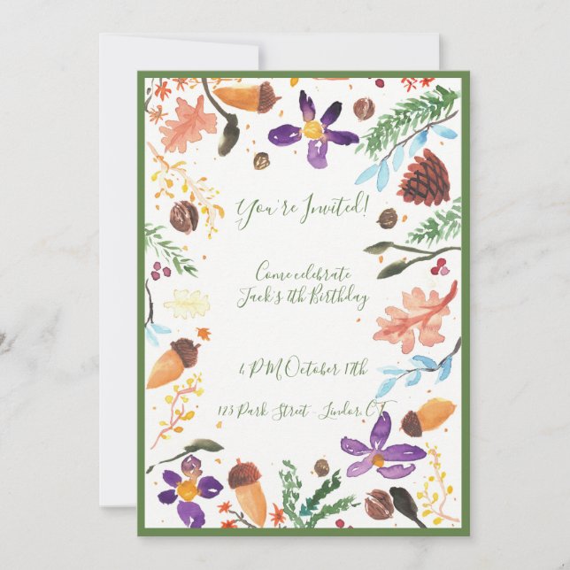 Autumn Greeting Card (Front)