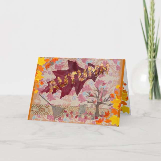 Autumn Greetings! Card (Front)