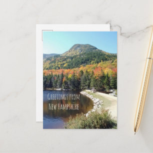 Autumn Greetings From New Hampshire Postcard