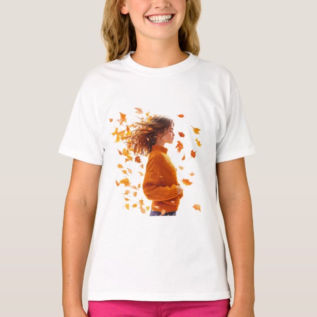 Autumn gril T-Shirt (Front)