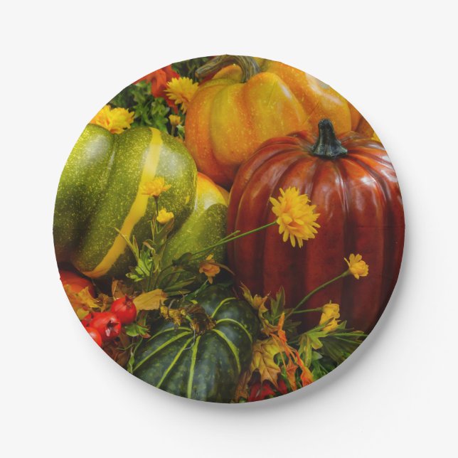 Autumn Grouping Paper Plate (Front)