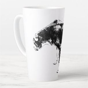 Autumn Guardian in Ink Latte Mug