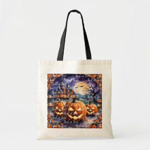 Autumn Halloween Popular Pumpkin Collection Tote Bag