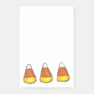 Autumn Halloween Thanksgiving Candy Corn Fall Post-it Notes