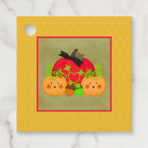 Autumn Halloween Wedding Shower  Favour Tags