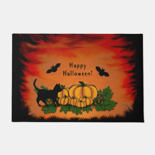 Autumn,  Happy Halloween! Doormat