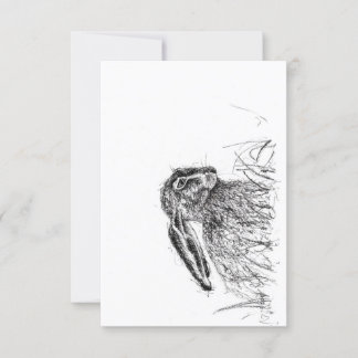 Autumn Hare Invitation