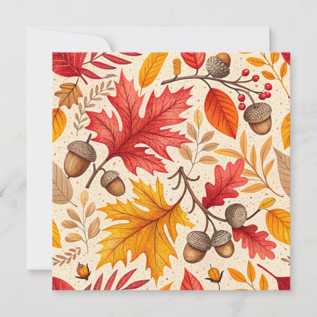 Autumn Harmony: A Colourful Fall Pattern (Front)