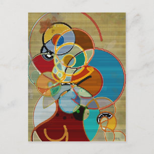 Autumn Harvest - Abstract Postcard