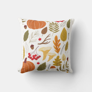 Autumn Harvest Aesthetic Throw Pillow