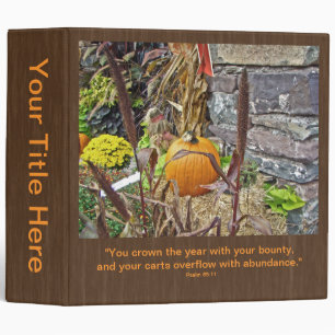 Autumn Harvest Bounty Binder