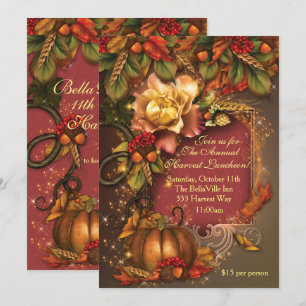 Autumn Harvest Celebration Invitations