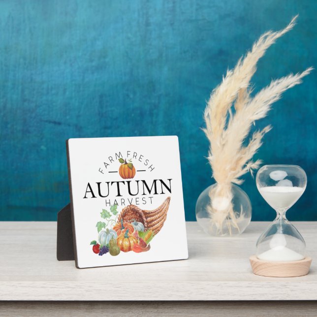 Autumn harvest cornucopia  plaque (Insitu)