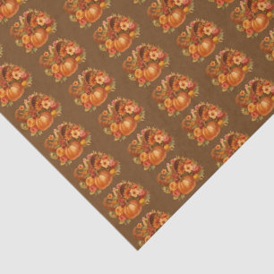 Autumn Harvest Cornucopia  Tissue Paper