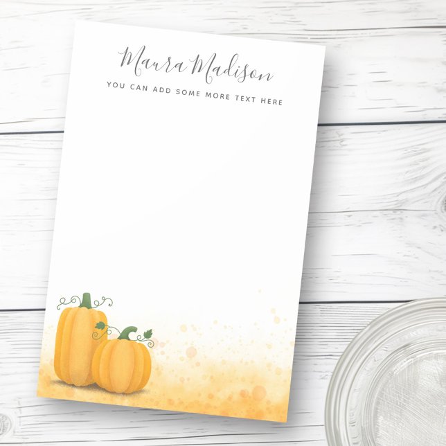 Autumn harvest fall pumpkins Thanksgiving Post-it Notes (Autumn harvest fall pumpkins Thanksgiving Post-it Notes)