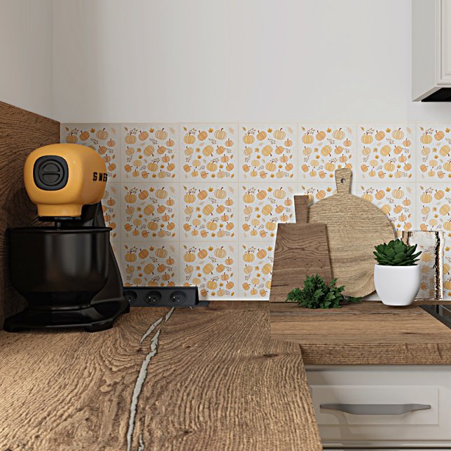 Autumn Harvest Pumpkin Pastel Tile (Creator Uploaded)