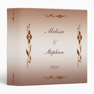 Autumn Harvest Wedding Album Binder