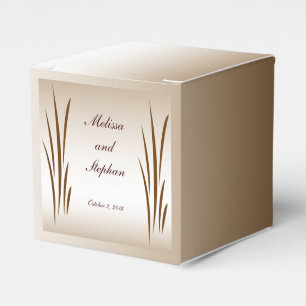 Autumn Harvest Wedding Favor Box