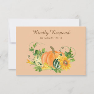 Autumn Harvest Wedding RSVP