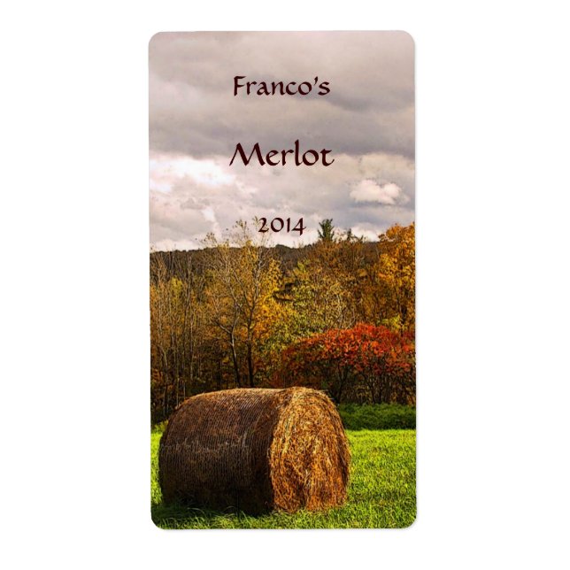 Autumn Harvest Wine Label (Front)