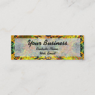 Autumn Heart Mini Business Card