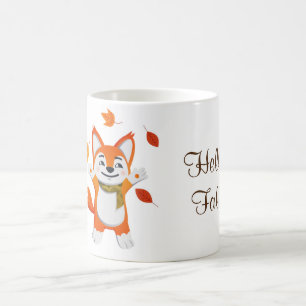 Autumn Hello Fall Fox Mug