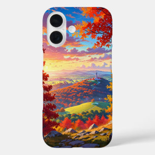Autumn Hilltop View iPhone 16 Case
